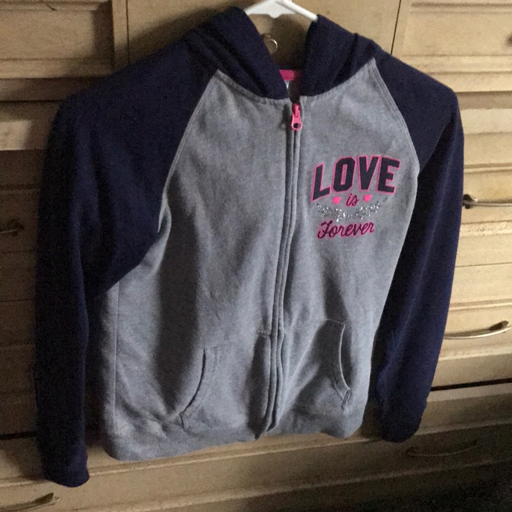 Long sleeve hooded jacket